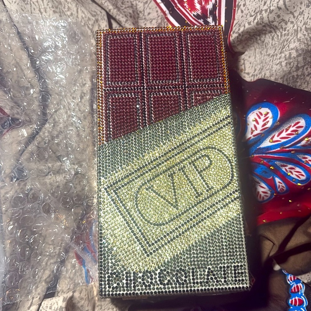 VIP Rhinestone Clutch